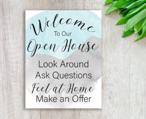 Open House Welcome Sign Printable Free Web Open House Signage Shouldn t
