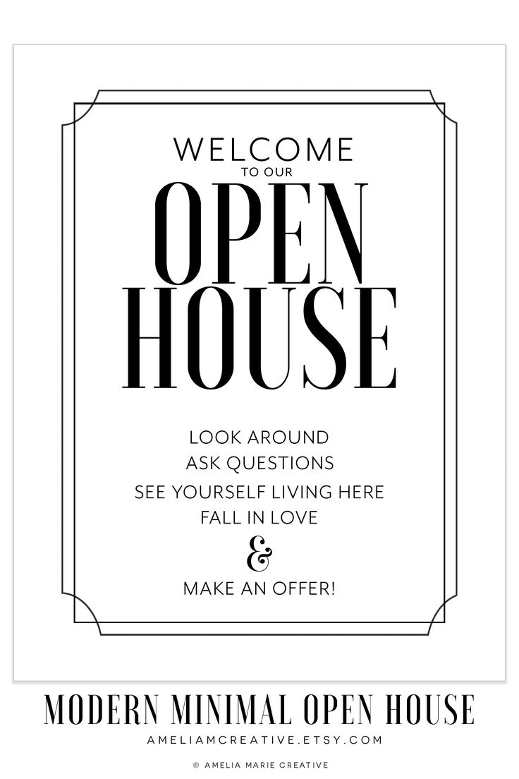 Open House Welcome Sign Printable Free Web Open House Signage Shouldn t 