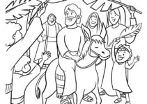 Free Printable Palm Sunday Coloring Pages
