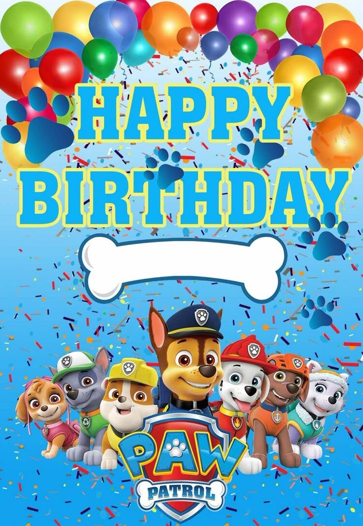 Paw Patrol Birthday Card Paw Patrol Birthday Invitations Free 