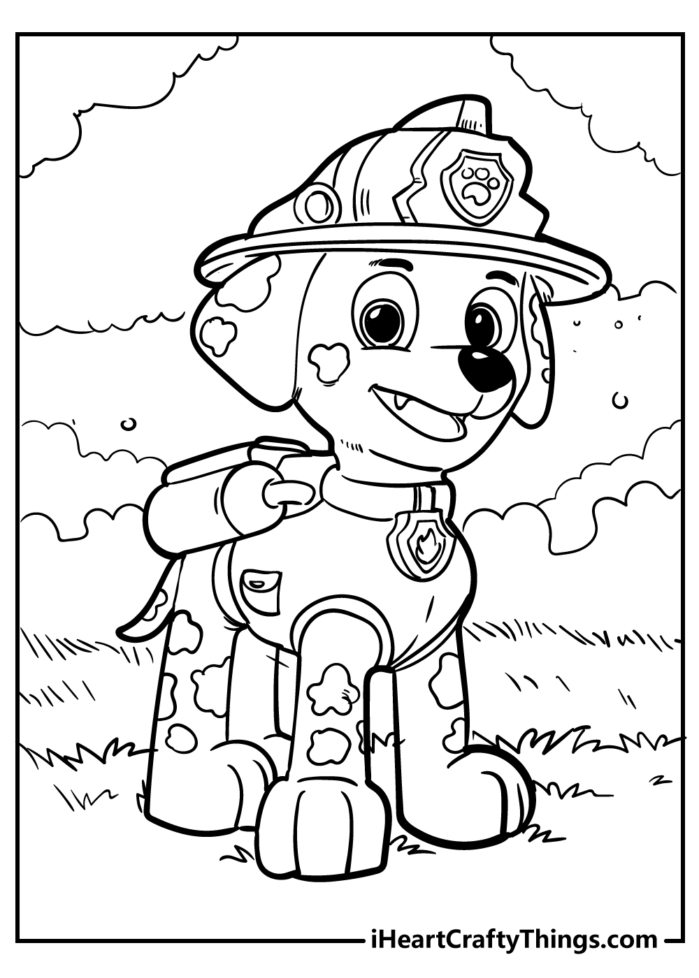 Paw Patrol Coloring Page Printable