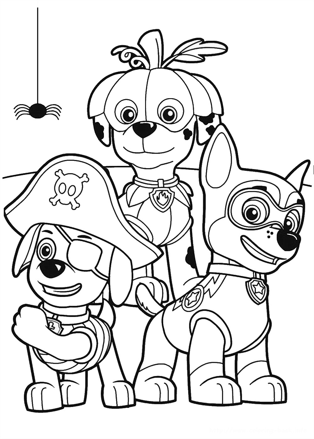 Paw Patrol Printables Coloring Pages