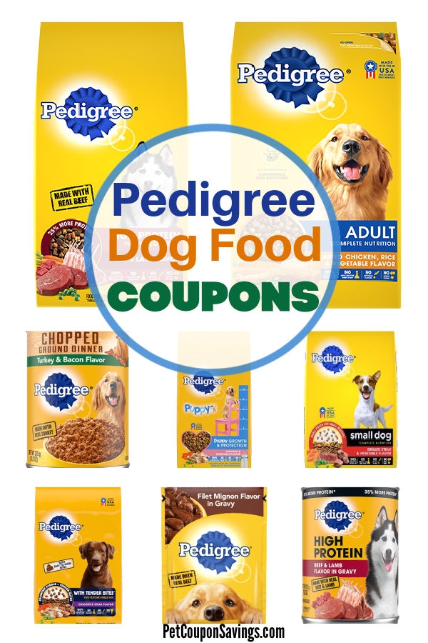 Pedigree Dog Food Coupons Printable