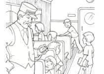 Free Printable Polar Express Coloring Pages