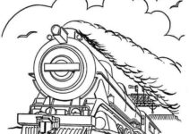Free Printable Polar Express Coloring Page