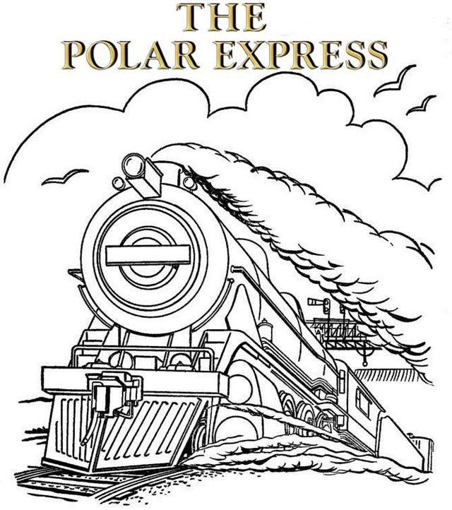 Polar Express Printable Coloring Pages