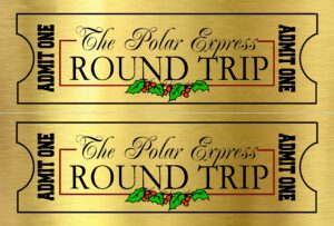 Polar Express Ticket Printable Pdf