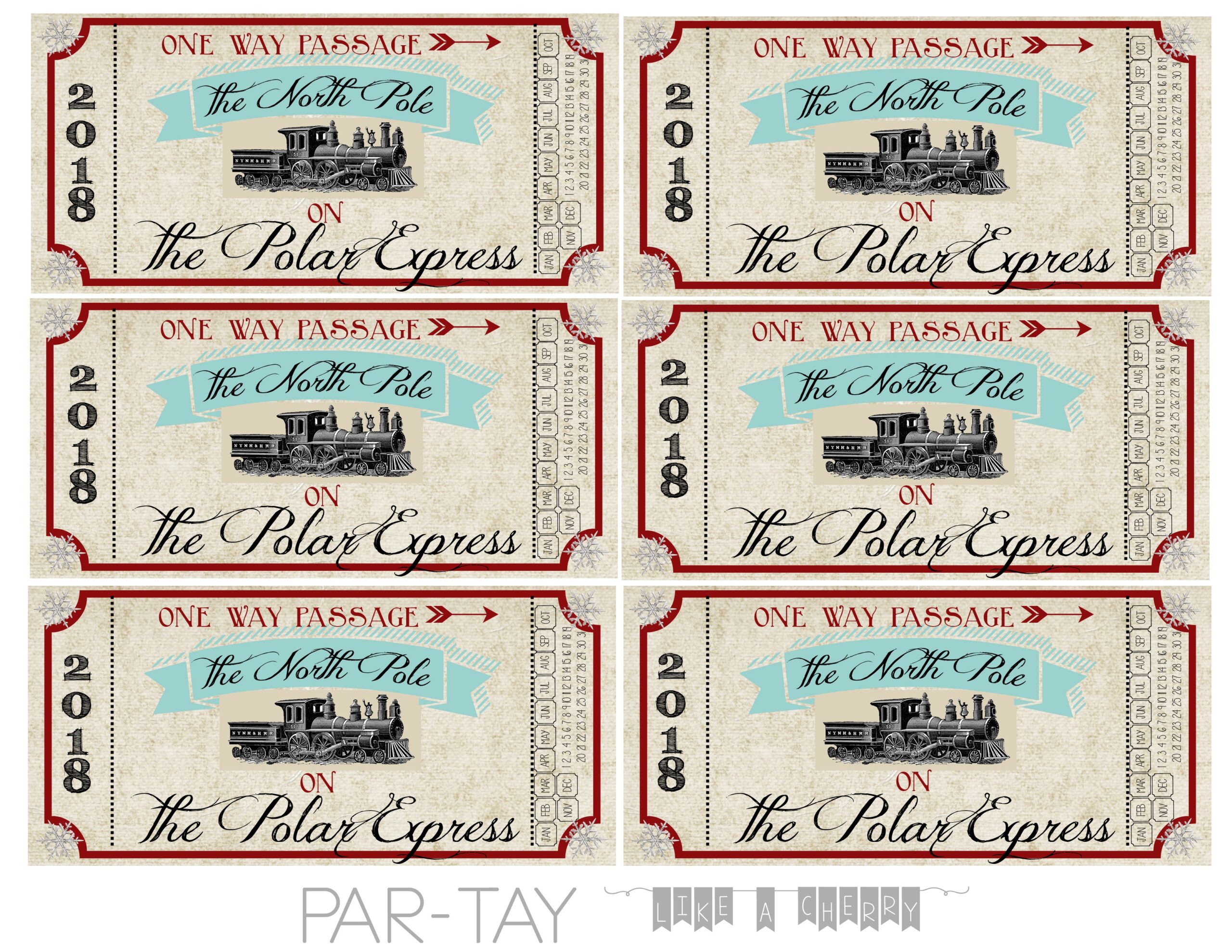 Polar Express Ticket Printables Printable Templates