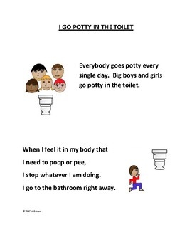 Potty Training Social Story Free Printable