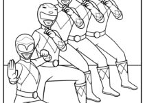 Free Printable Coloring Pages Power Rangers
