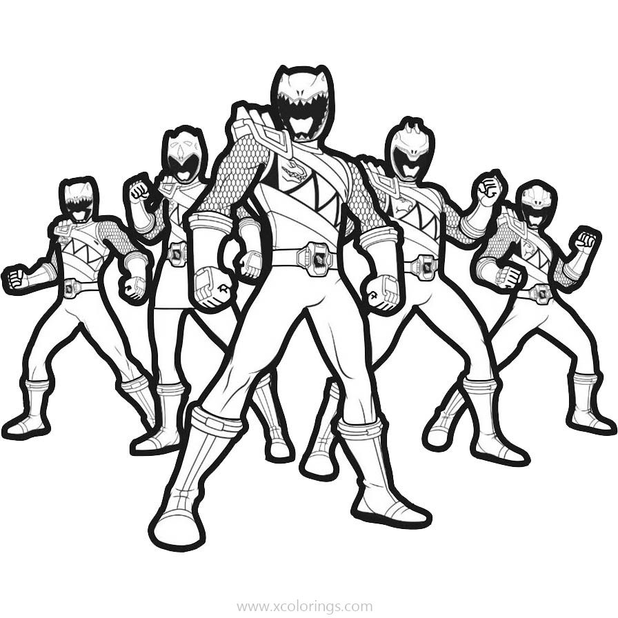 Power Rangers Coloring Pages Free Printable