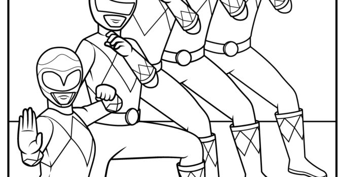 Free Printable Coloring Pages Power Rangers