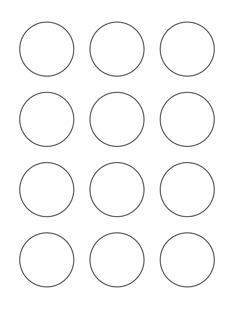 Printable 1 Inch Circle Template