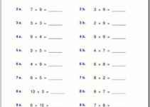 Free Printable Math Worksheets Grade 4