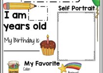 All About Me Poster Preschool Free Printable