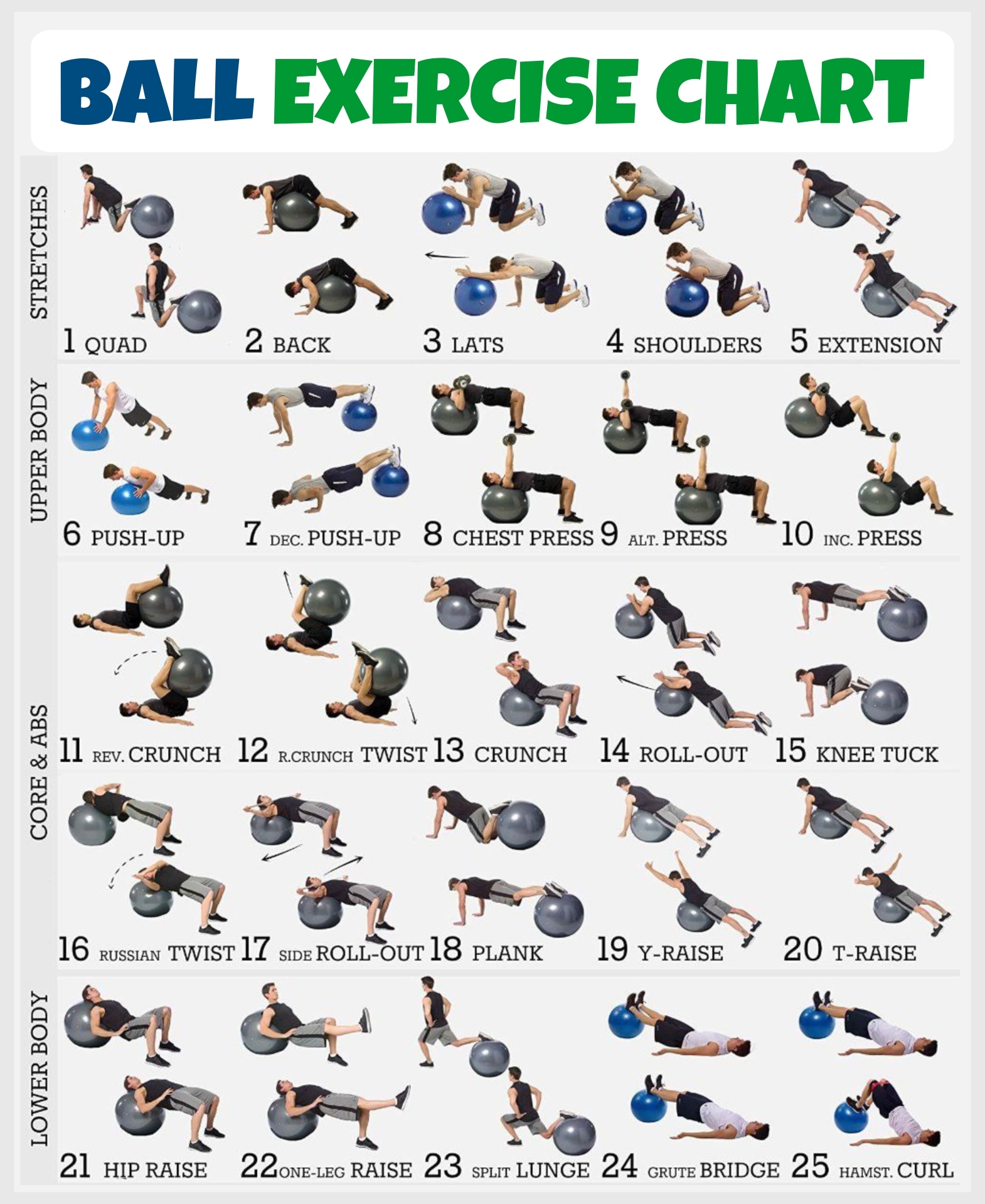 Printable Ball Exercises