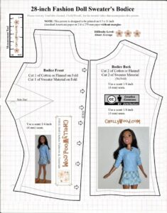 Printable Barbie Clothes Patterns