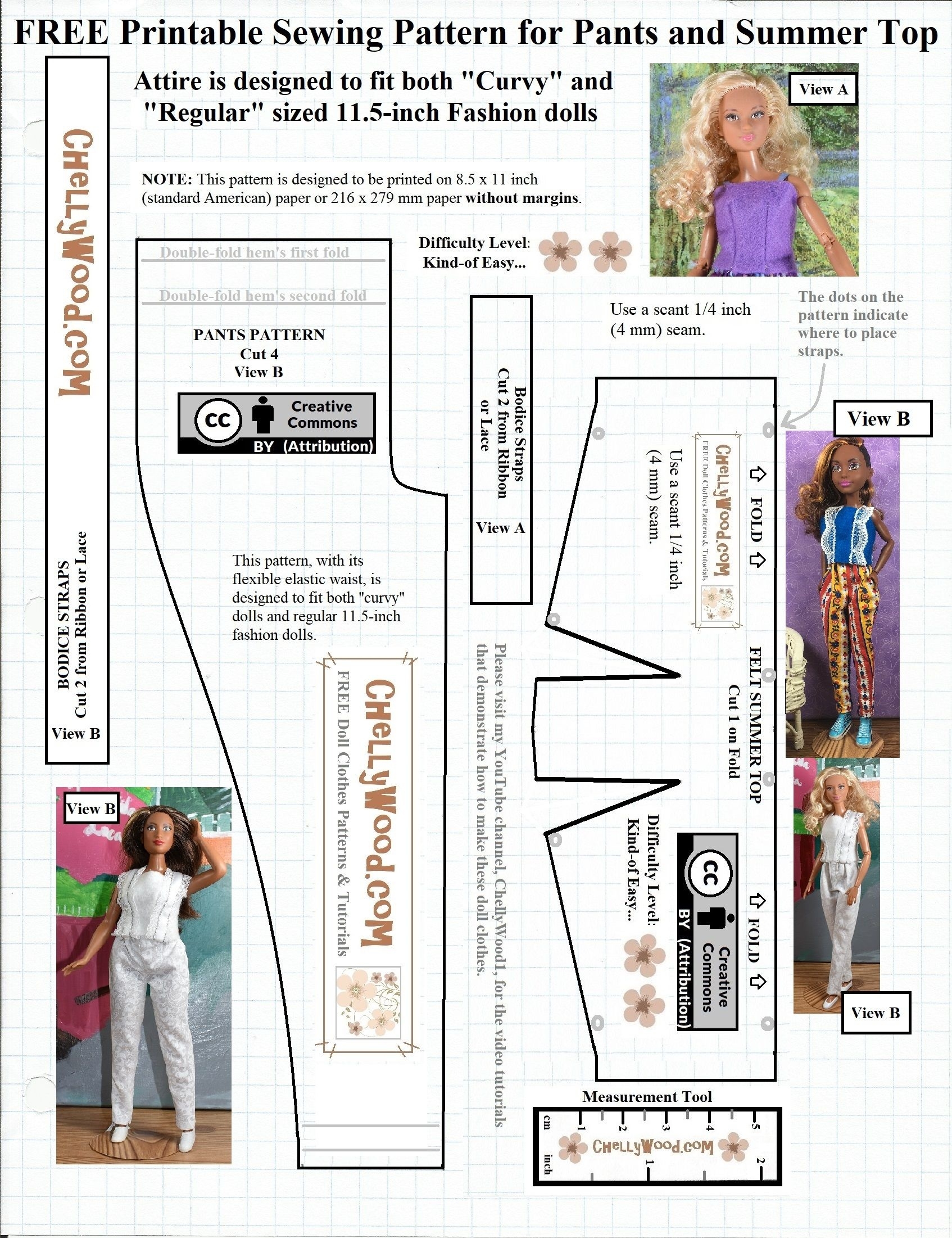 Printable Barbie Clothes Patterns