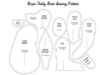 Teddy Bear Sewing Pattern Free Printable