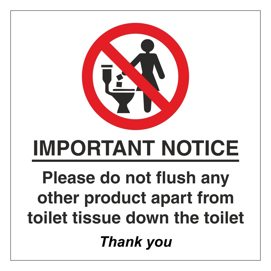 Free Printable Do Not Flush Signs