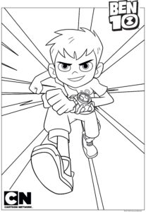 Printable Ben 10 Coloring Pages