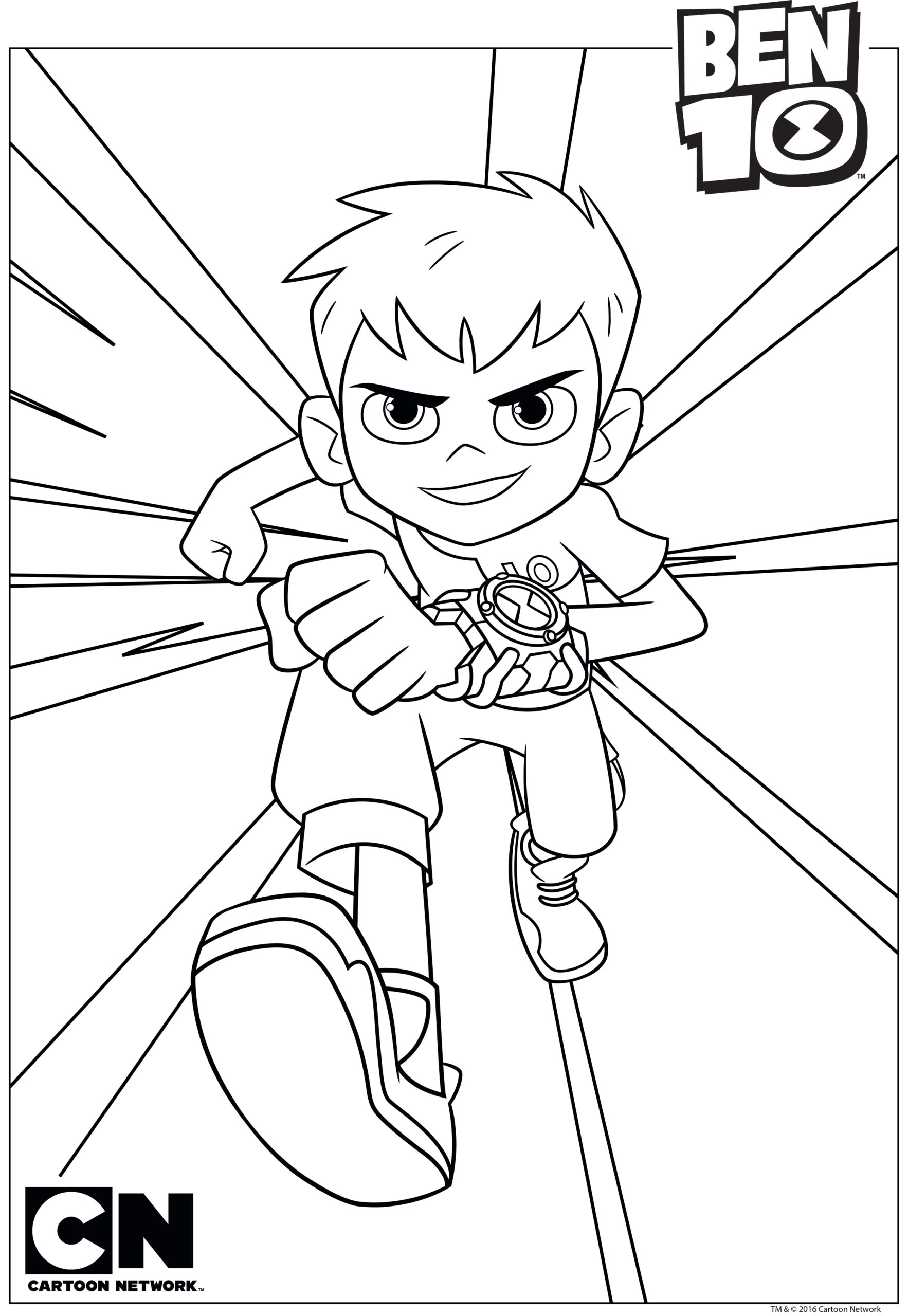 Free Printable Ben 10 Coloring Pages