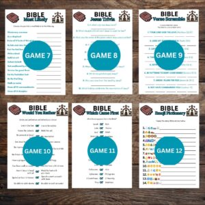 Printable Bible Games Bundle Bible Trivia Bible Games For Adults