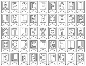 Printable Big Letters For Banners