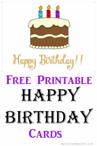 Printable Birthday Cards Online Free Printable Free Templates