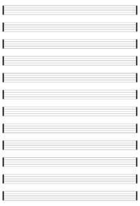 Printable Blank Piano Sheet Music Printable Word Searches
