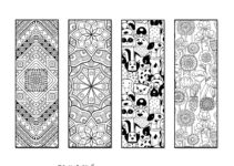 Free Printable Coloring Bookmarks For Adults