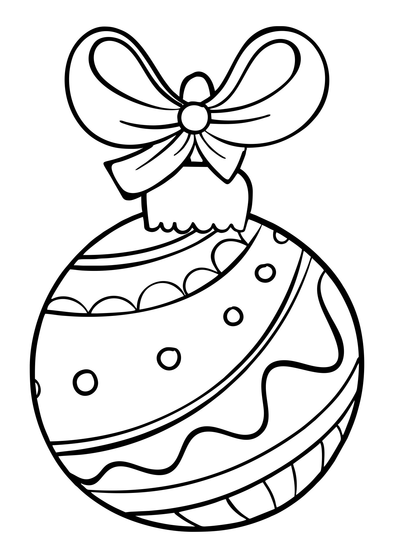 Printable Christmas Coloring Pages Ornaments