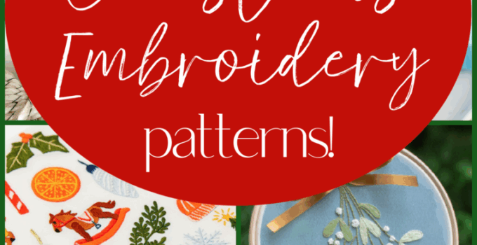 Free Printable Christmas Embroidery Patterns By Hand