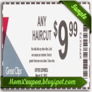 Printable Coupon For Great Clips