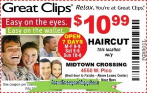 Printable Coupons 2021 Great Clips Coupons