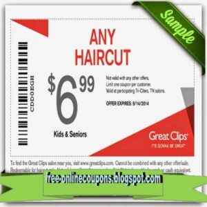 Printable Coupons 2021 Great Clips Coupons