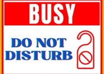 Do Not Disturb Sign Printable Free