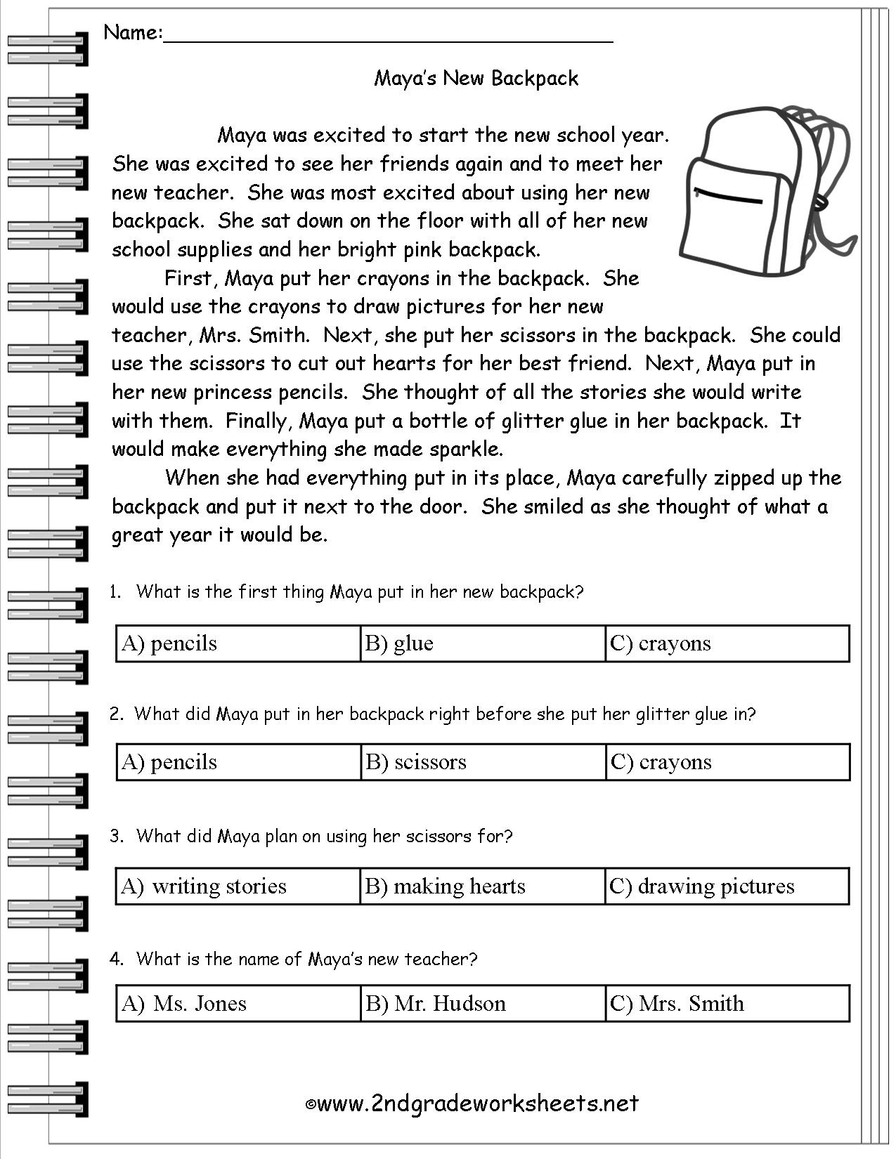 Free Printable Grammar Worksheets For Middle School