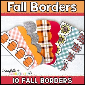 PRINTABLE Fall Bulletin Board Borders Fall Bulletin Board Bulletin
