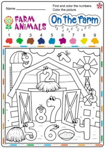 Printable Farm Worksheets For Preschool Printable Worksheets