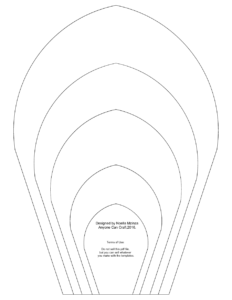 Printable Flower Petal Template Pattern
