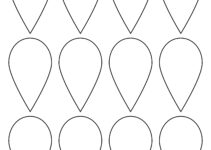 Free Printable Flower Petal Template Pattern