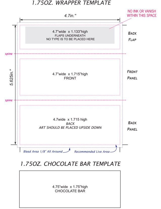 Printable Free Candy Bar Wrapper Template For Word Story Outline Template