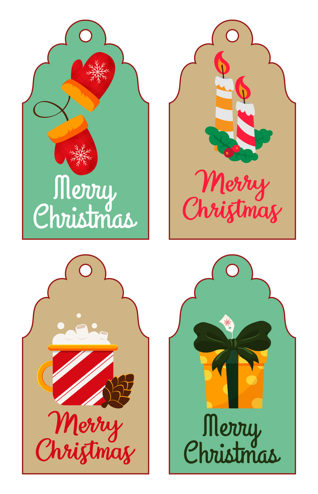 Printable Free Christmas Gift Tags