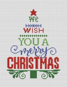 Printable Free Christmas Tree Cross Stitch Patterns Matthew J