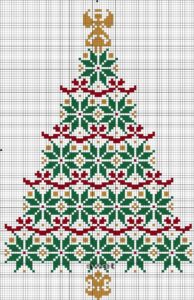 Printable Free Christmas Tree Cross Stitch Patterns Matthew J