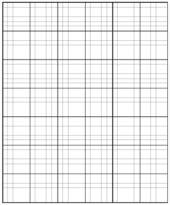 Printable Graph Paper 1 Inch