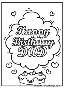 Printable Happy Birthday Dad Coloring Pages Updated 2 Vrogue co