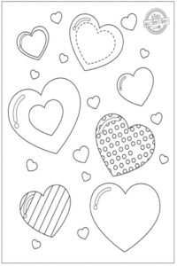 Printable Heart Coloring Pages