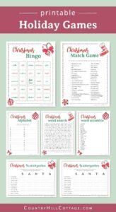 Printable Holiday Games For Kids To Play With